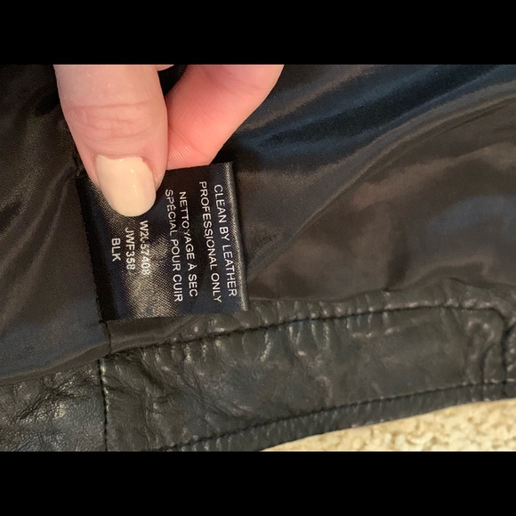 Joe’s Jeans Sheepskin Leather Moto Jacket - Picture 7 of 8